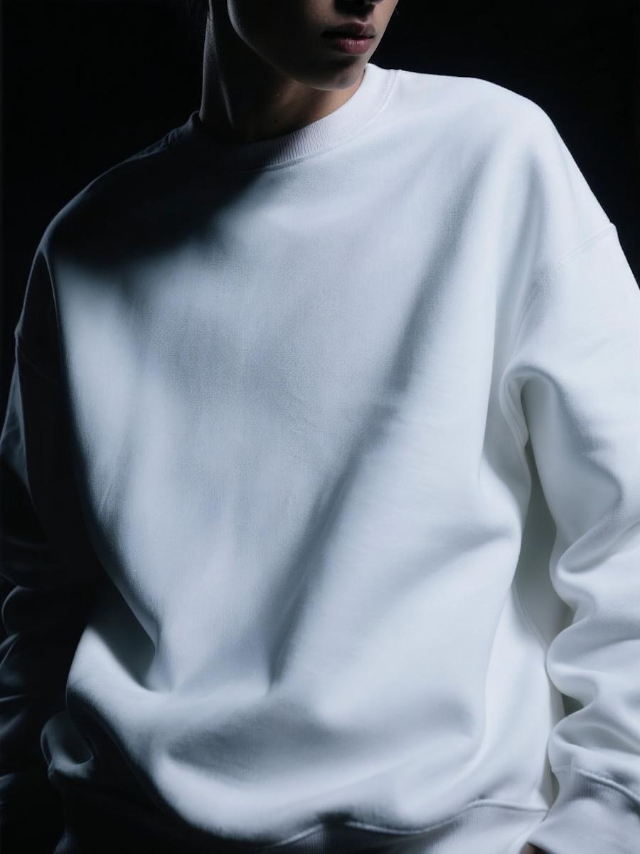White Sweatshirt Portrait