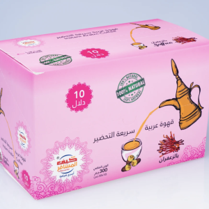 كيف المسافر قهوة سريعة زعفران (10 أكياس)