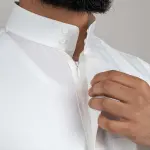 Al-Aseel Men's Thobe: Zipper (Plain)